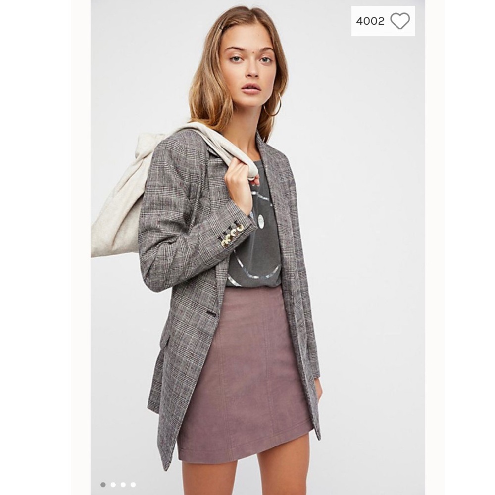 Free People Vegan Suede Skirt - Size 2